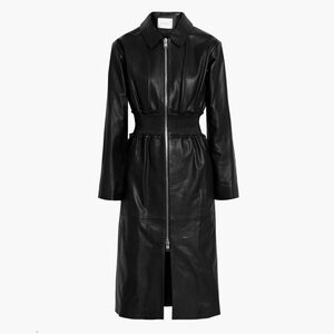 NWT Frame 100% Lamb Leather Jacket Black Size XS